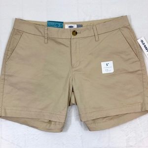 NWT Old Navy Tan Mid-Length Shorts